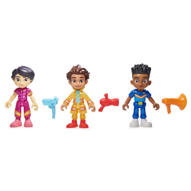 Set 3 figuras Equipo de Rescate